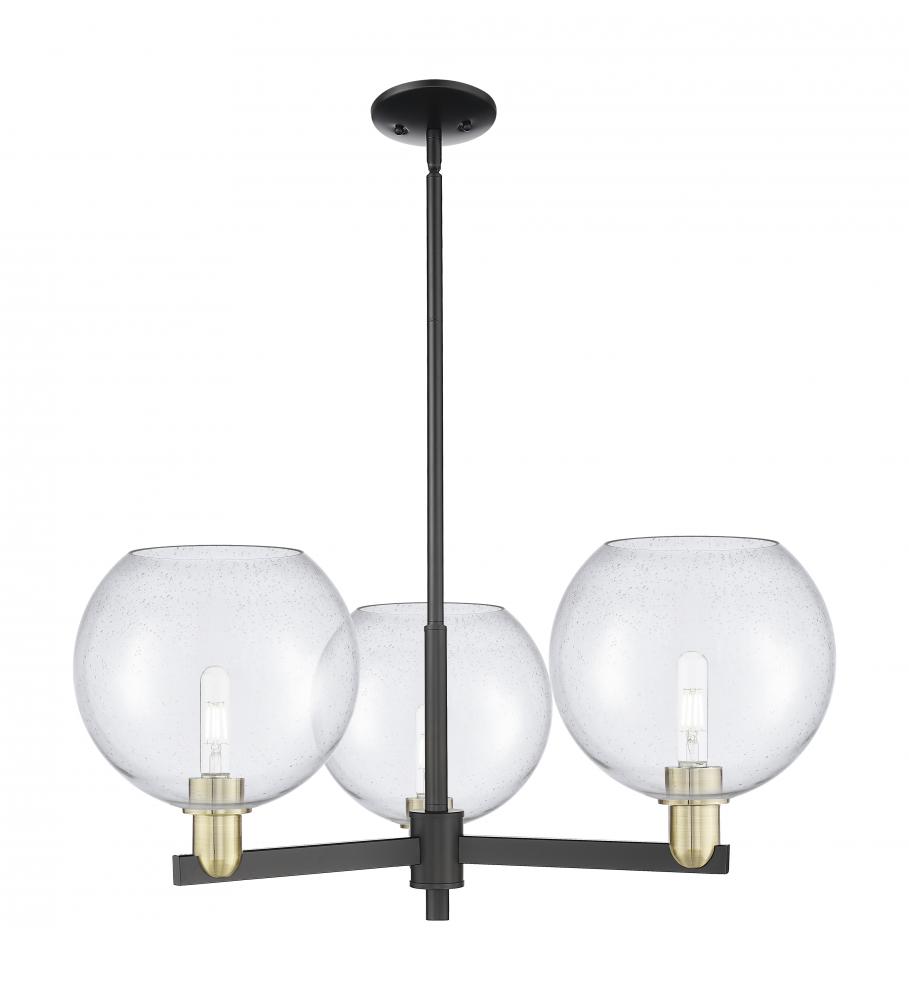 Athens - 3 Light - 32 inch - Black Antique Brass - Stem hung - Pendant