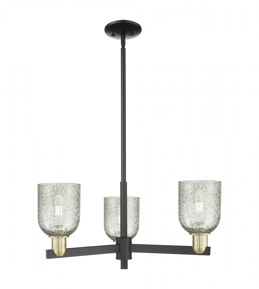 Caledonia - 3 Light - 27 inch - Black Antique Brass - Stem hung - Pendant