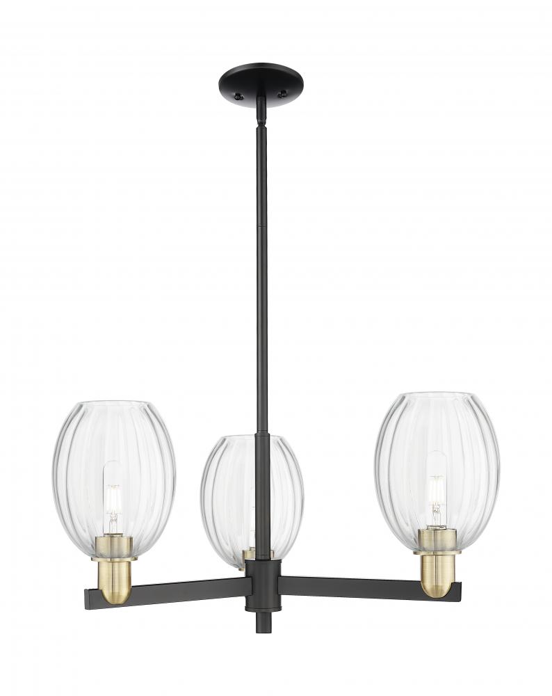 Preston Bulb - 3 Light - 18 inch - Black Antique Brass - Pendant