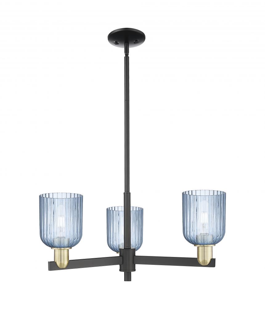 Bridal Veil - 3 Light - 18 inch - Black Antique Brass - Pendant