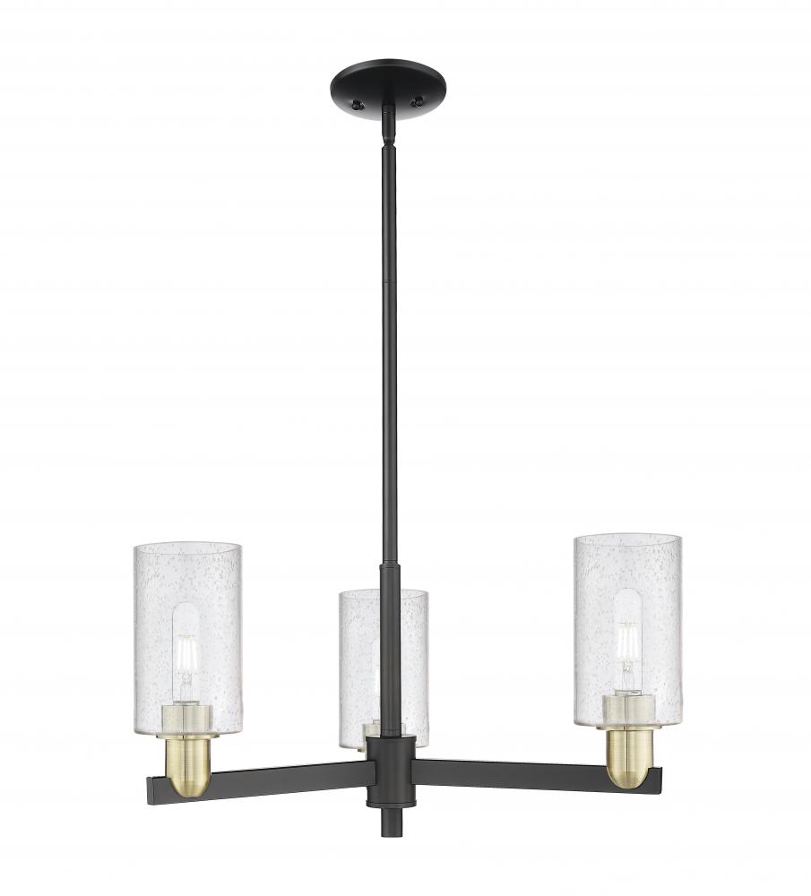 Clymer - 3 Light - 26 inch - Black Antique Brass - Stem hung - Pendant
