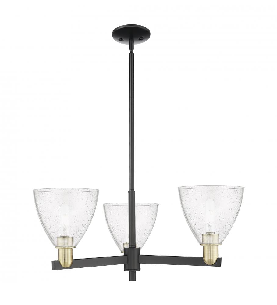 Bristol - 3 Light - 29 inch - Black Antique Brass - Stem hung - Pendant
