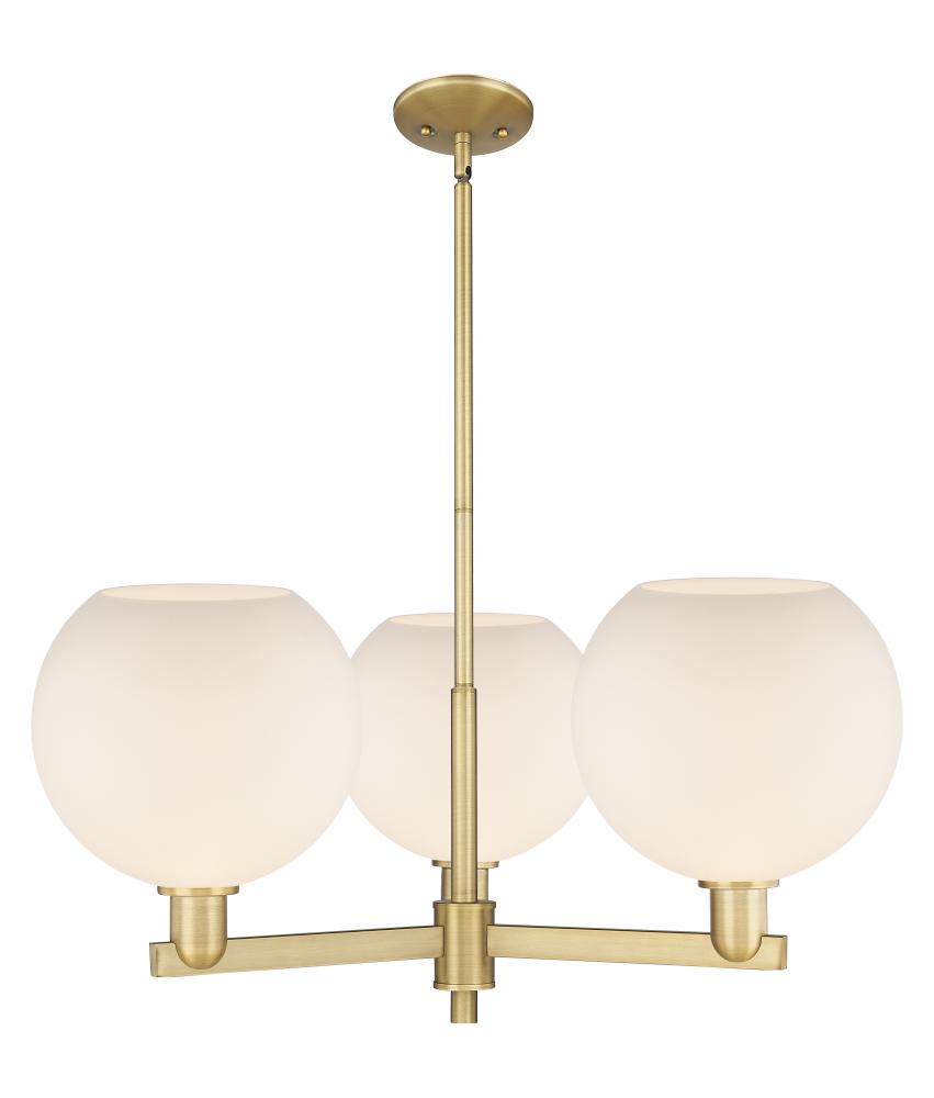 Athens - 3 Light - 32 inch - Brushed Brass - Stem hung - Pendant