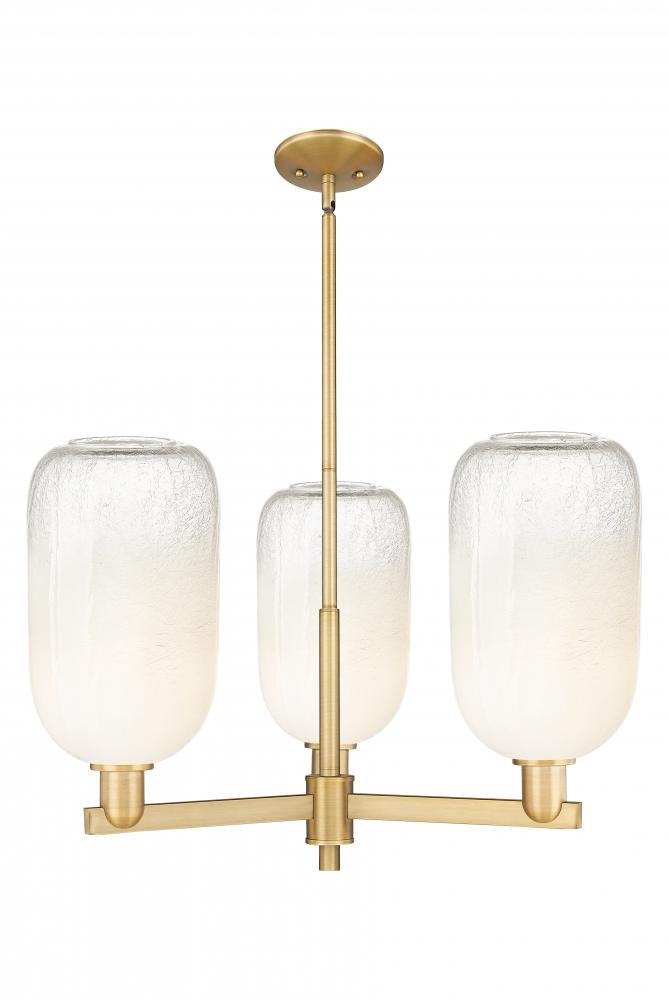 Brookhaven Cloche - 3 Light - 18 inch - Brushed Brass - Pendant