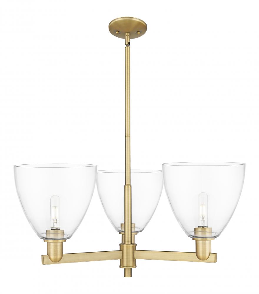 Bristol - 3 Light - 31 inch - Brushed Brass - Stem hung - Pendant