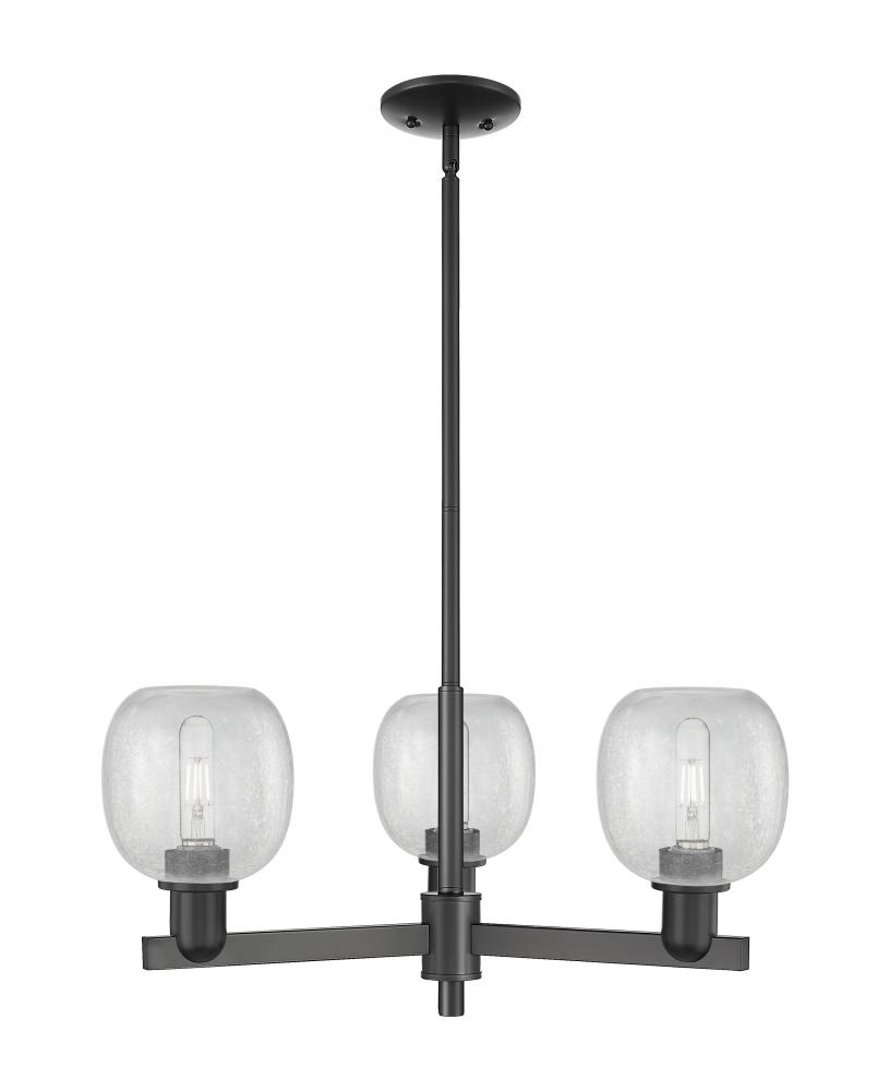 Belfast - 3 Light - 28 inch - Matte Black - Stem hung - Pendant