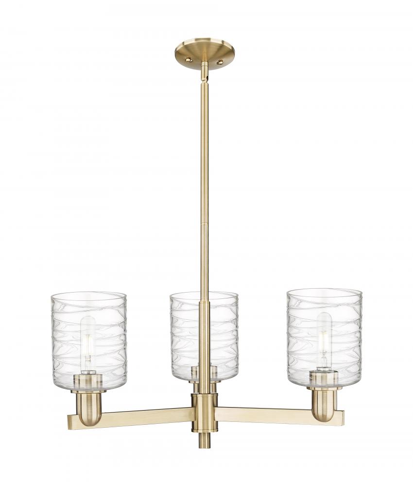 Cobbleskill - 3 Light - 27 inch - Champagne Bronze - Stem hung - Pendant