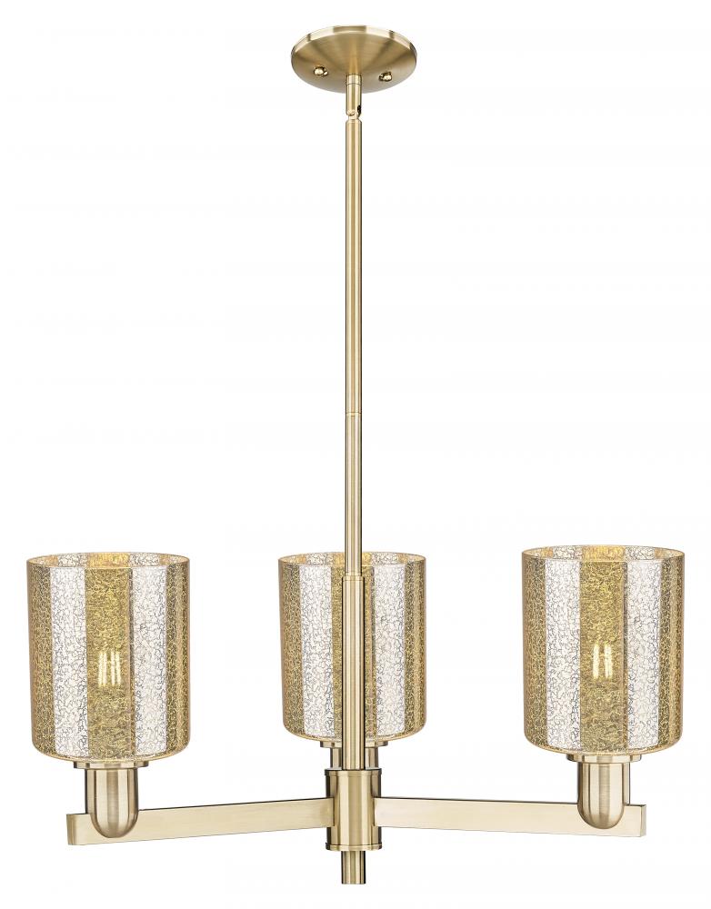Cobbleskill - 3 Light - 27 inch - Champagne Bronze - Stem hung - Pendant