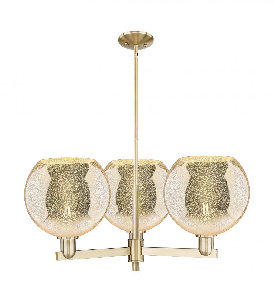 Athens - 3 Light - 32 inch - Champagne Bronze - Stem hung - Pendant