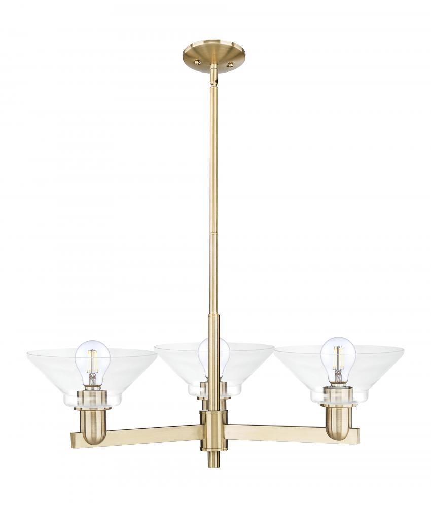 Orwell - 3 Light - 30 inch - Champagne Bronze - Stem hung - Pendant