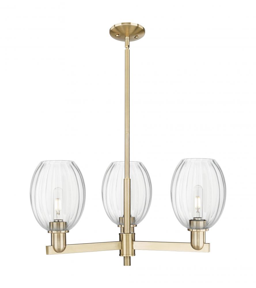 Preston Bulb - 3 Light - 18 inch - Champagne Bronze - Pendant