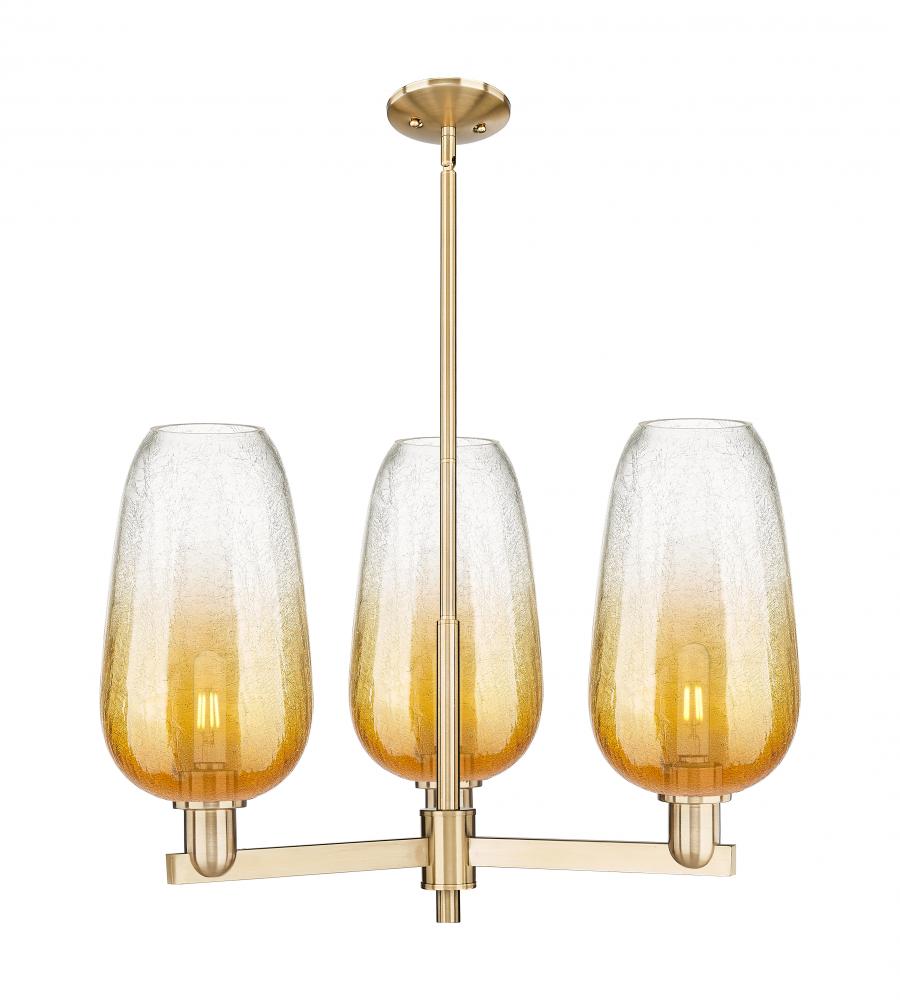 Brookhaven Flute - 3 Light - 18 inch - Champagne Bronze - Pendant