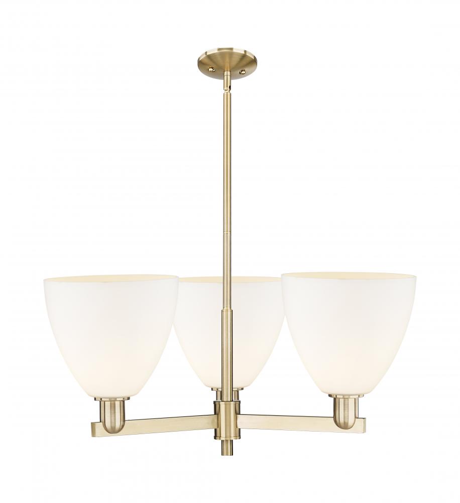 Bristol - 3 Light - 31 inch - Champagne Bronze - Stem hung - Pendant