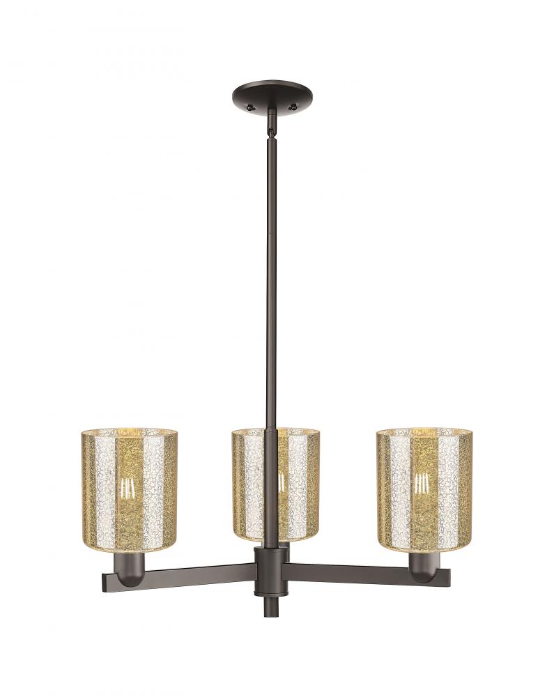 Cobbleskill - 3 Light - 27 inch - Oil Rubbed Bronze - Stem hung - Pendant