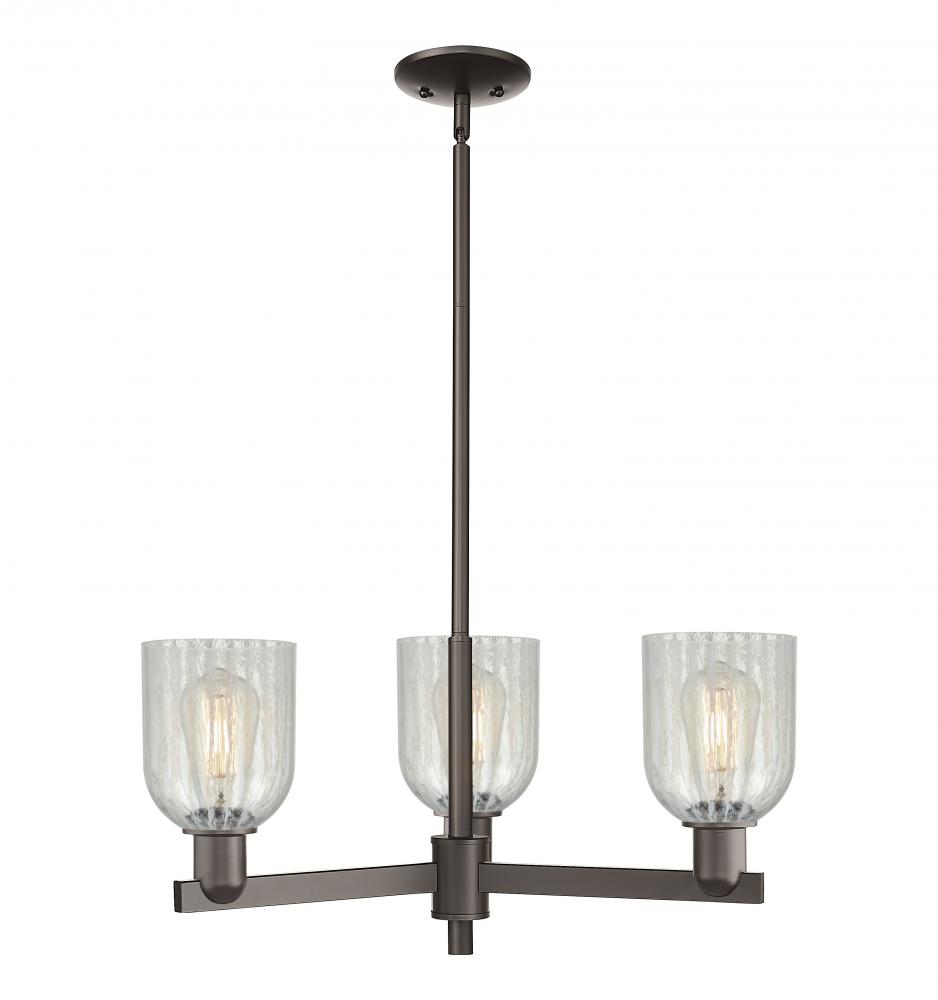 Caledonia - 3 Light - 27 inch - Oil Rubbed Bronze - Stem hung - Pendant