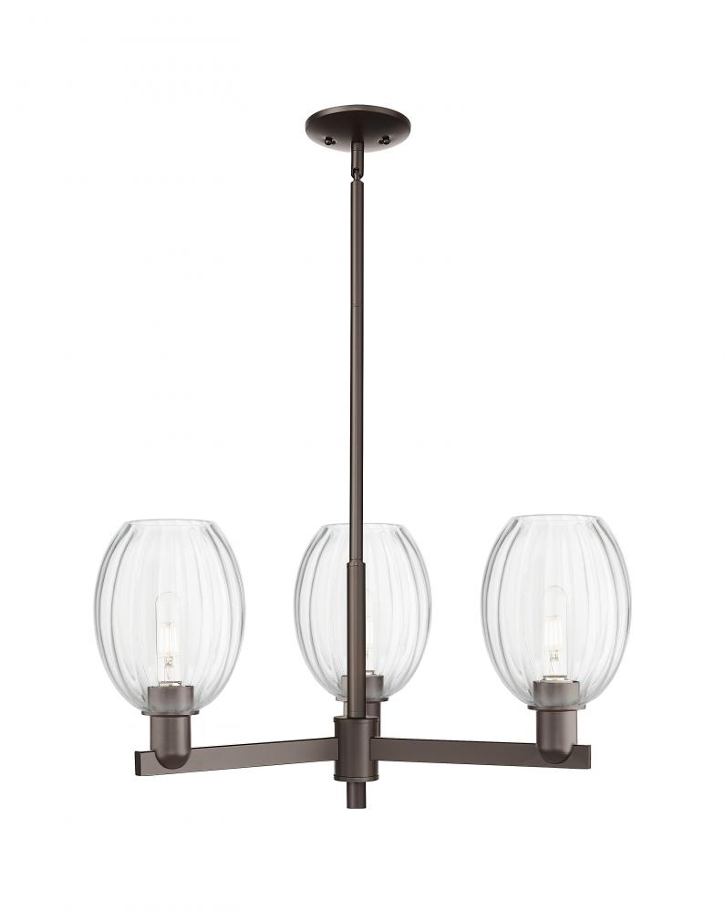 Preston Bulb - 3 Light - 18 inch - Oil Rubbed Bronze - Pendant