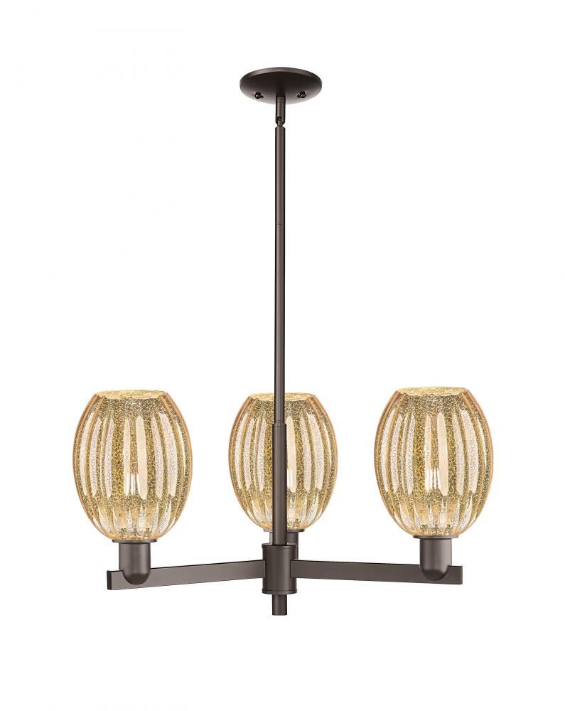 Preston Bulb - 3 Light - 18 inch - Oil Rubbed Bronze - Pendant