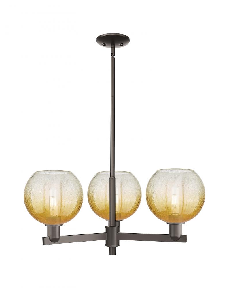 Brookhaven Globe - 3 Light - 18 inch - Oil Rubbed Bronze - Pendant