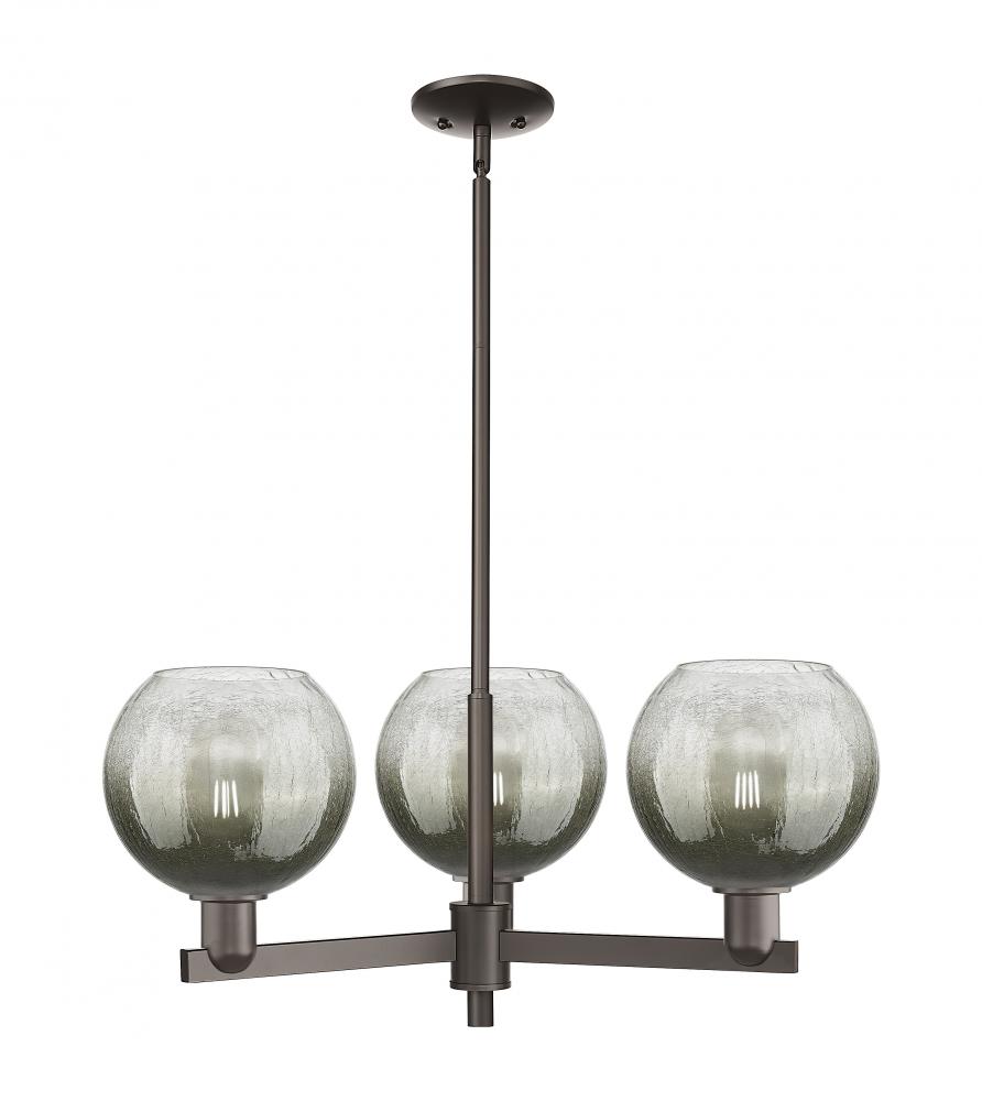 Brookhaven Globe - 3 Light - 18 inch - Oil Rubbed Bronze - Pendant
