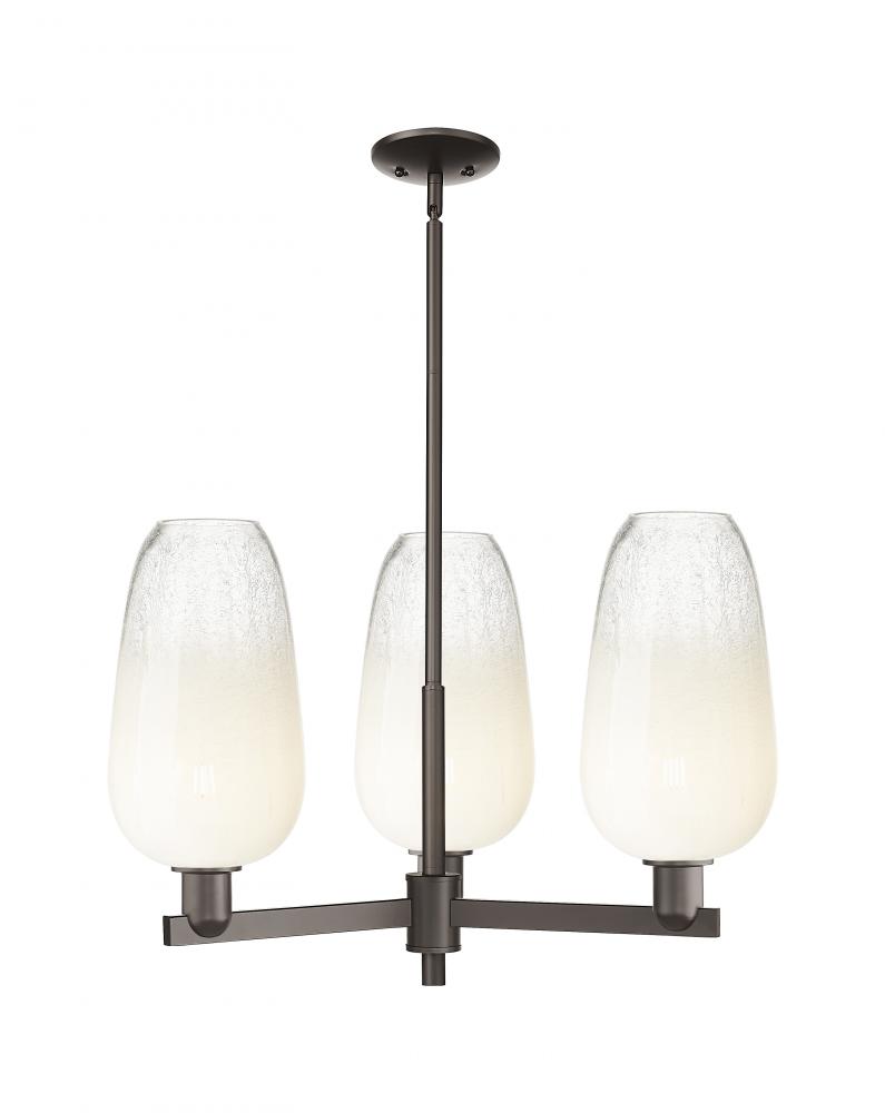 Brookhaven Flute - 3 Light - 18 inch - Oil Rubbed Bronze - Pendant