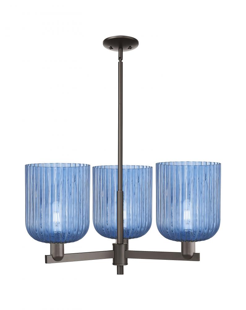 Bridal Veil - 3 Light - 30 inch - Oil Rubbed Bronze - Pendant