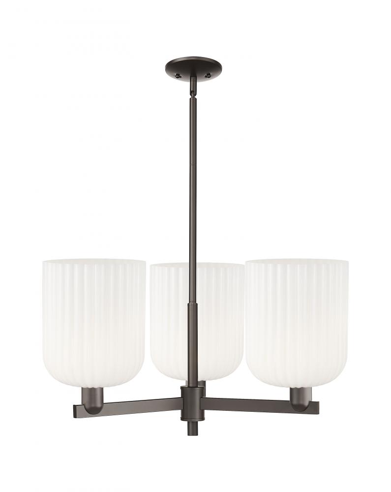 Bridal Veil - 3 Light - 30 inch - Oil Rubbed Bronze - Pendant