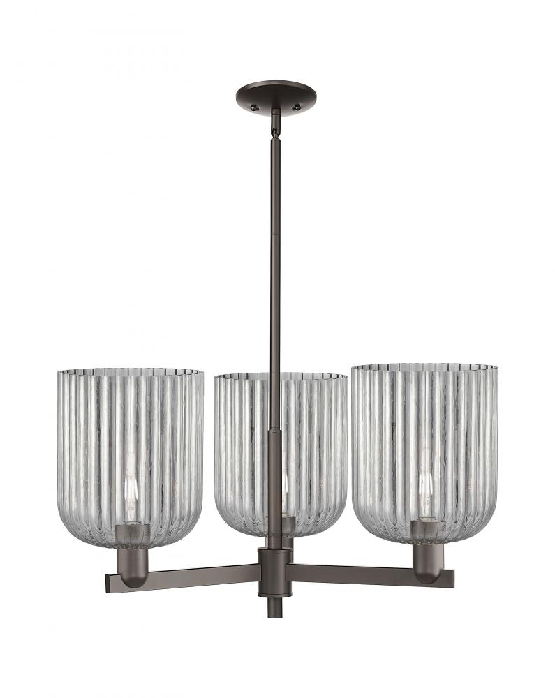 Bridal Veil - 3 Light - 30 inch - Oil Rubbed Bronze - Pendant