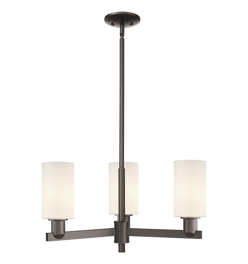 Clymer - 3 Light - 26 inch - Oil Rubbed Bronze - Stem hung - Pendant