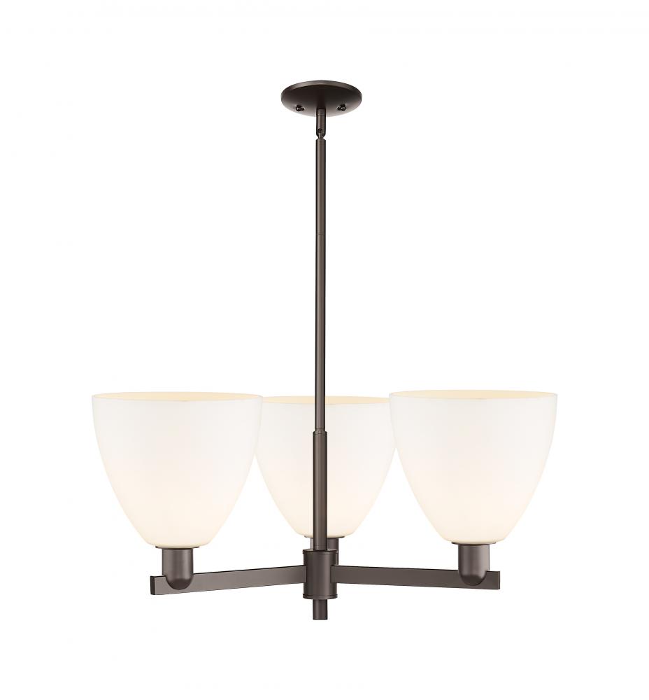 Bristol - 3 Light - 31 inch - Oil Rubbed Bronze - Stem hung - Pendant