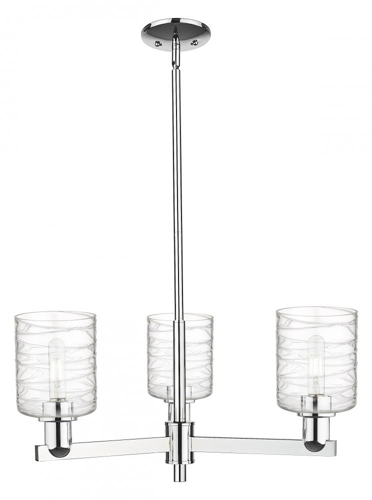 Cobbleskill - 3 Light - 27 inch - Polished Chrome - Stem hung - Pendant