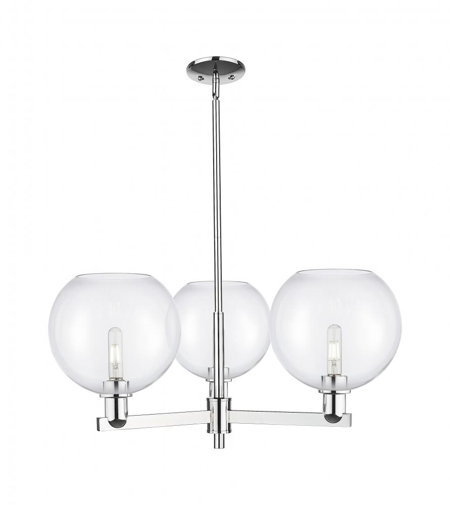 Athens - 3 Light - 32 inch - Polished Chrome - Stem hung - Pendant