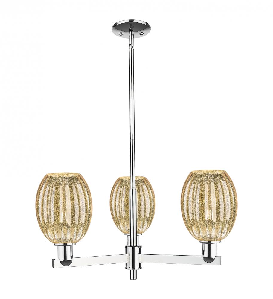 Preston Bulb - 3 Light - 18 inch - Polished Chrome - Pendant