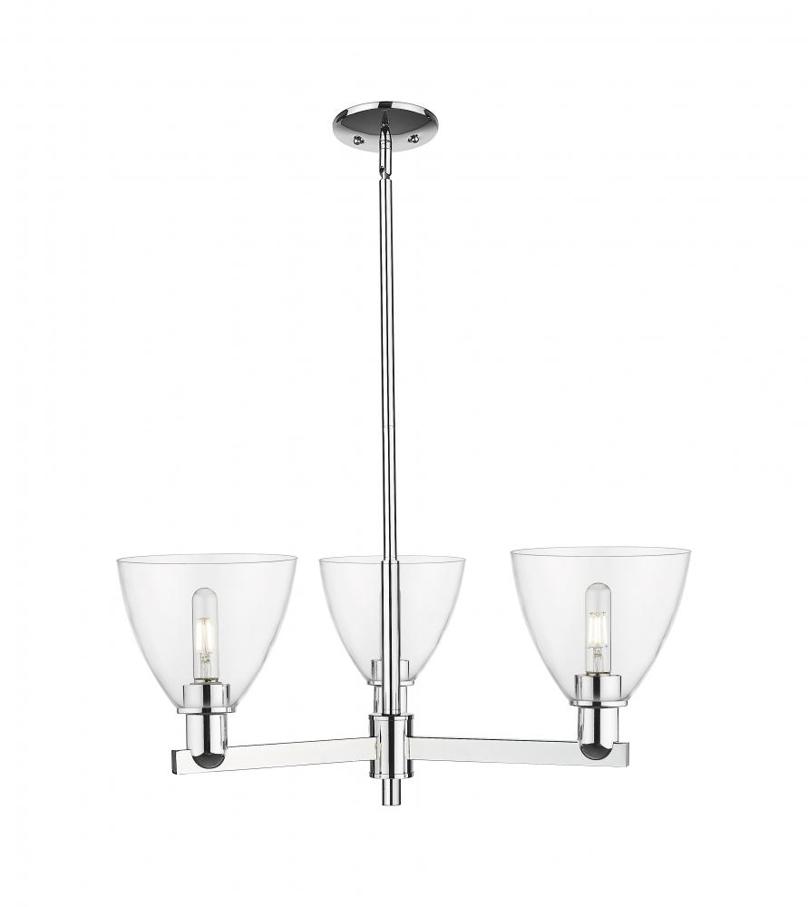 Bristol - 3 Light - 29 inch - Polished Chrome - Stem hung - Pendant
