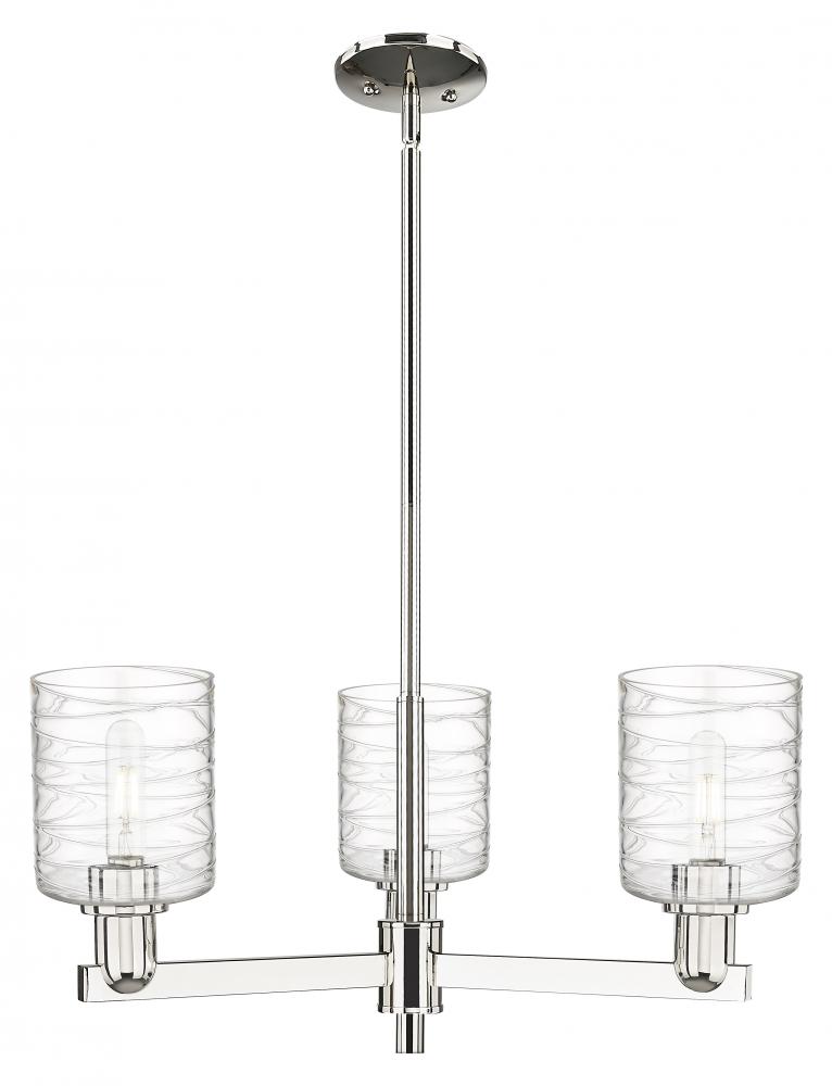 Cobbleskill - 3 Light - 27 inch - Polished Nickel - Stem hung - Pendant