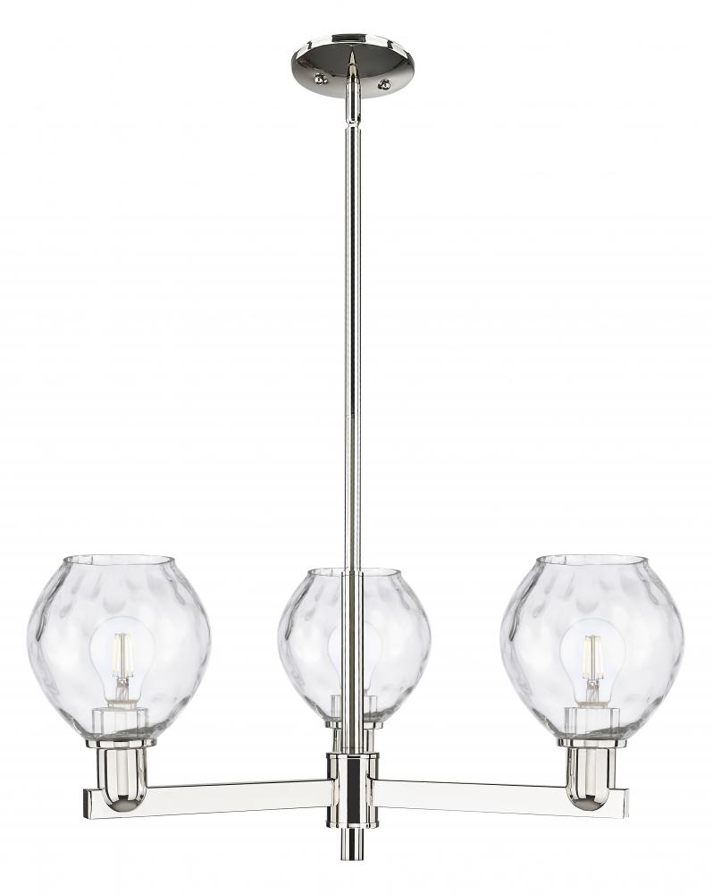Waverly - 3 Light - 28 inch - Polished Nickel - Stem hung - Pendant