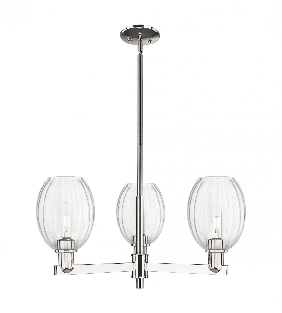 Preston Bulb - 3 Light - 18 inch - Polished Nickel - Pendant