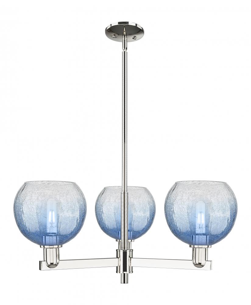 Brookhaven Globe - 3 Light - 18 inch - Polished Nickel - Pendant