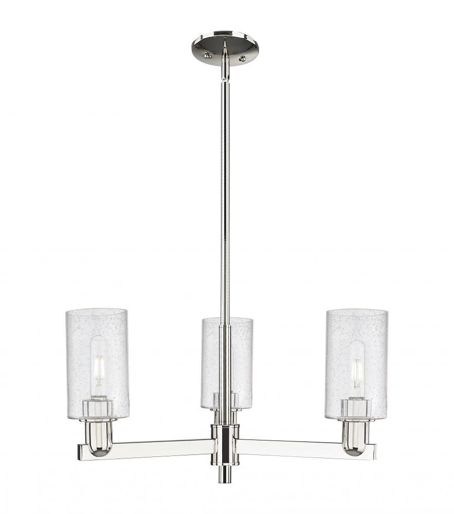 Clymer - 3 Light - 26 inch - Polished Nickel - Stem hung - Pendant