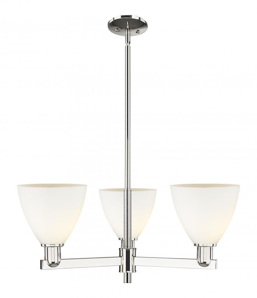 Bristol - 3 Light - 29 inch - Polished Nickel - Stem hung - Pendant