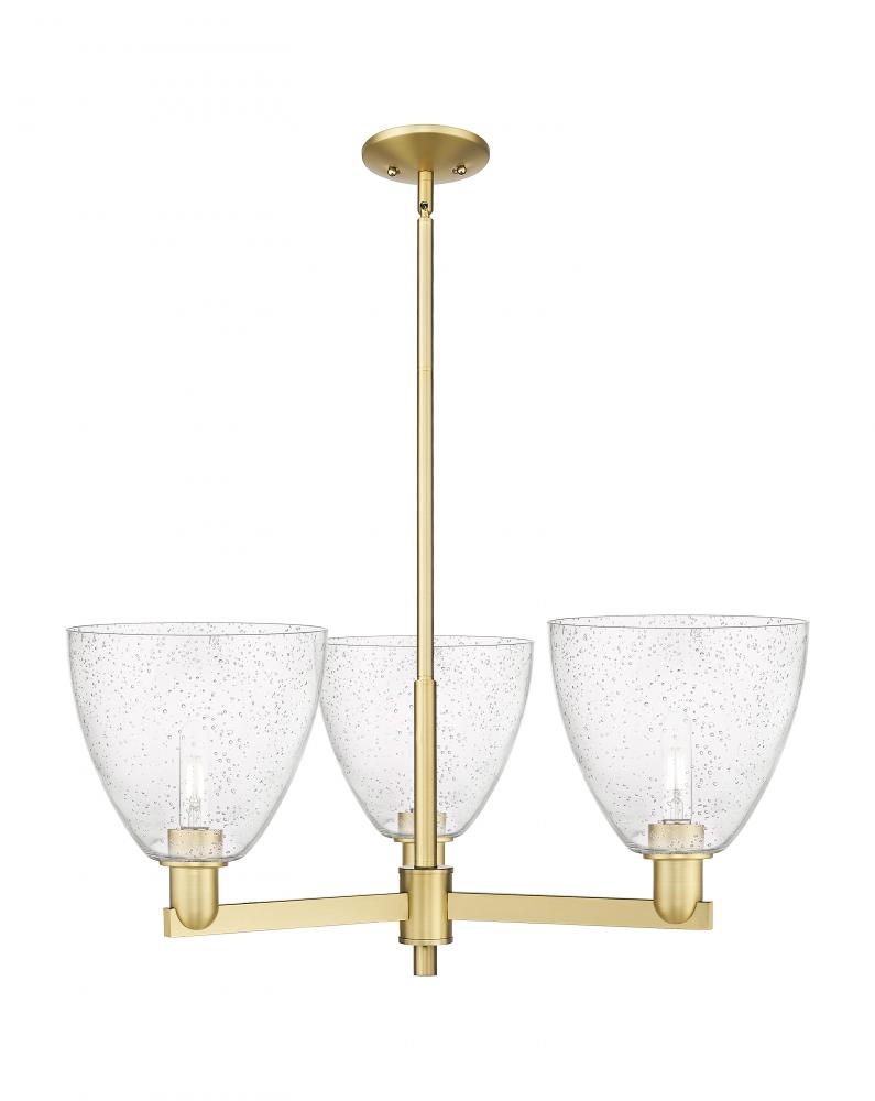 Bristol - 3 Light - 31 inch - Satin Gold - Stem hung - Pendant