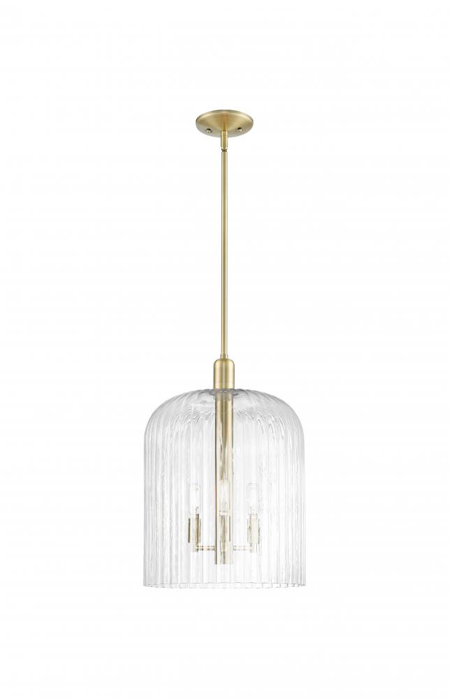 Bridal Veil - 1 Light - 12 inch - Antique Brass - Mini Pendant