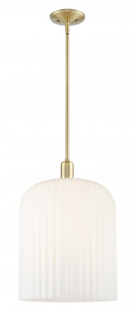 Bridal Veil - 1 Light - 12 inch - Antique Brass - Mini Pendant