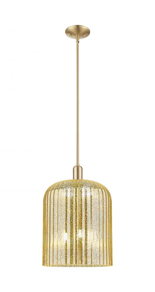 Bridal Veil - 1 Light - 12 inch - Champagne Bronze - Mini Pendant