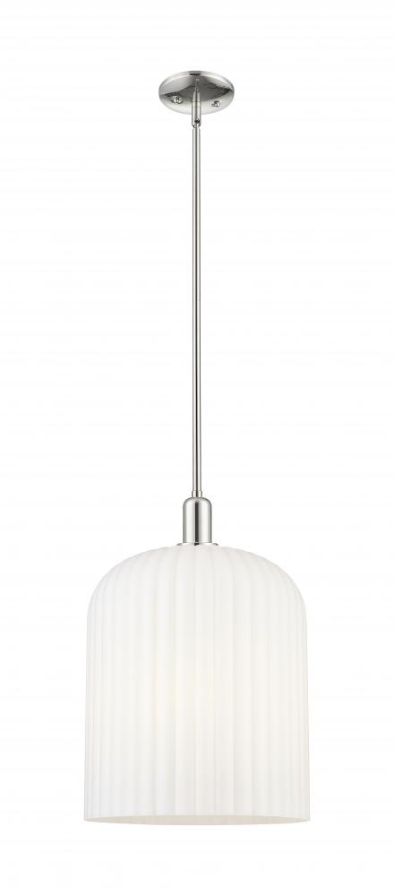 Bridal Veil - 1 Light - 12 inch - Polished Nickel - Mini Pendant