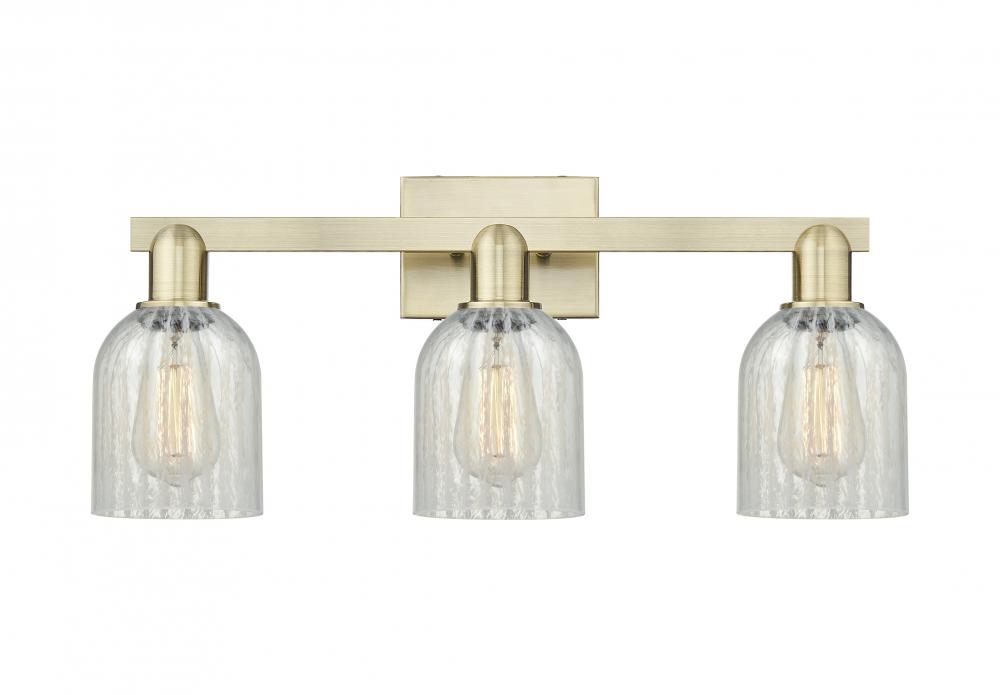 Caledonia - 3 Light - 24 inch - Antique Brass - Bath Vanity Light