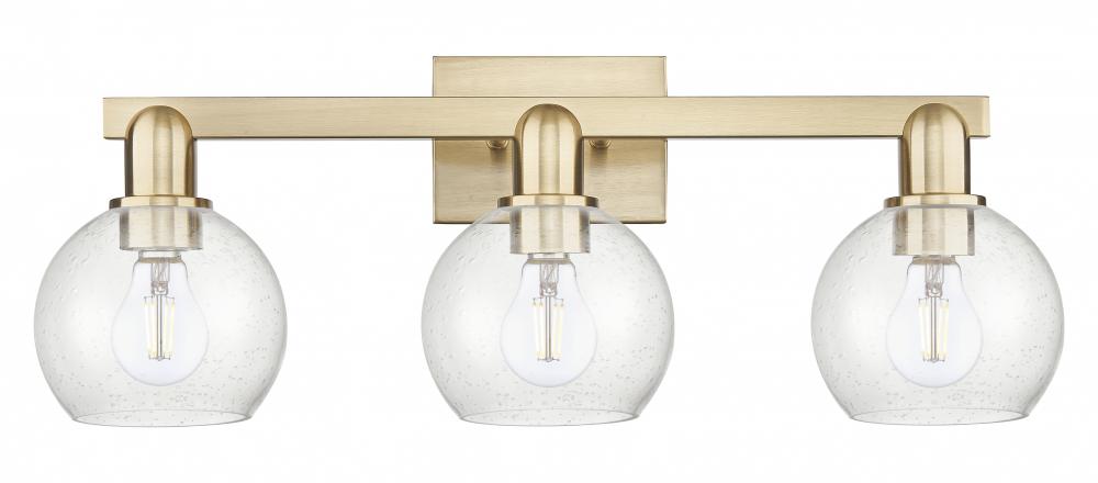 Athens - 3 Light - 25 inch - Champagne Bronze - Bath Vanity Light