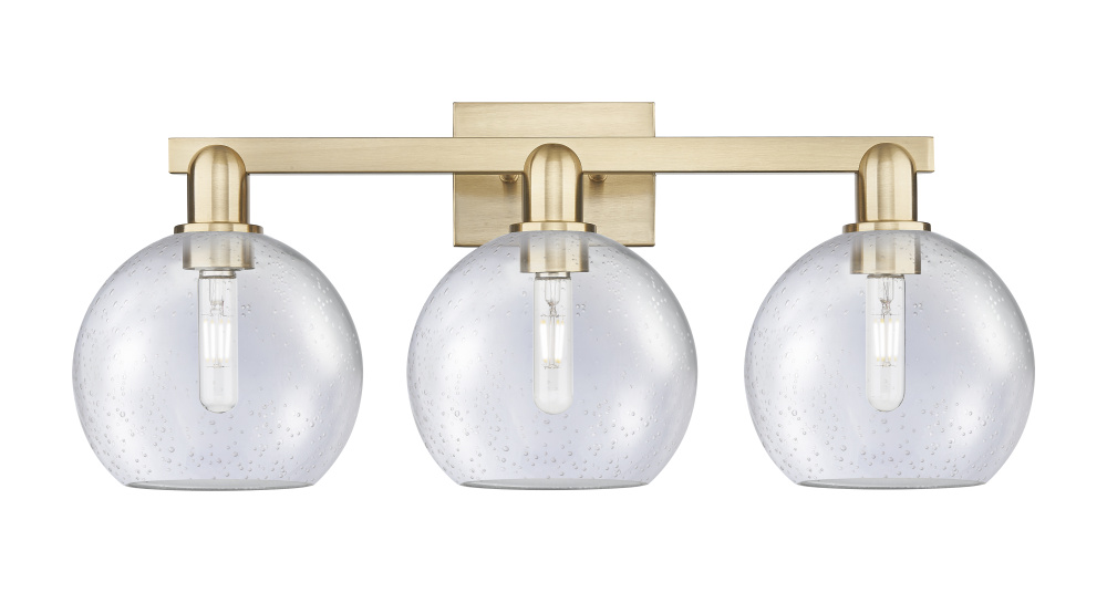 Athens - 3 Light - 27 inch - Champagne Bronze - Bath Vanity Light