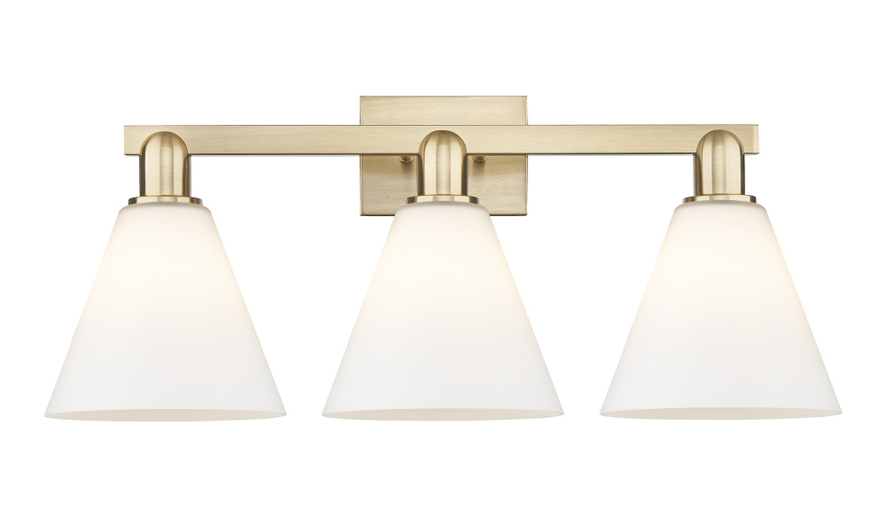 Berkshire - 3 Light - 26 inch - Champagne Bronze - Bath Vanity Light