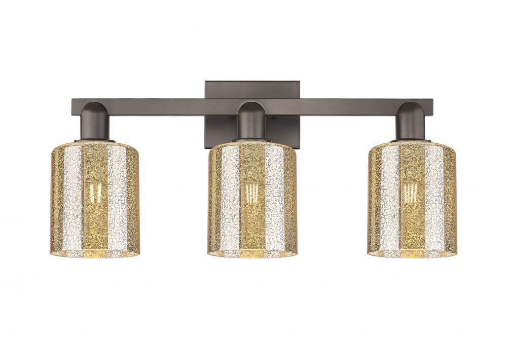 Cobbleskill - 3 Light - 24 inch - Oil Rubbed Bronze - Bath Vanity Light