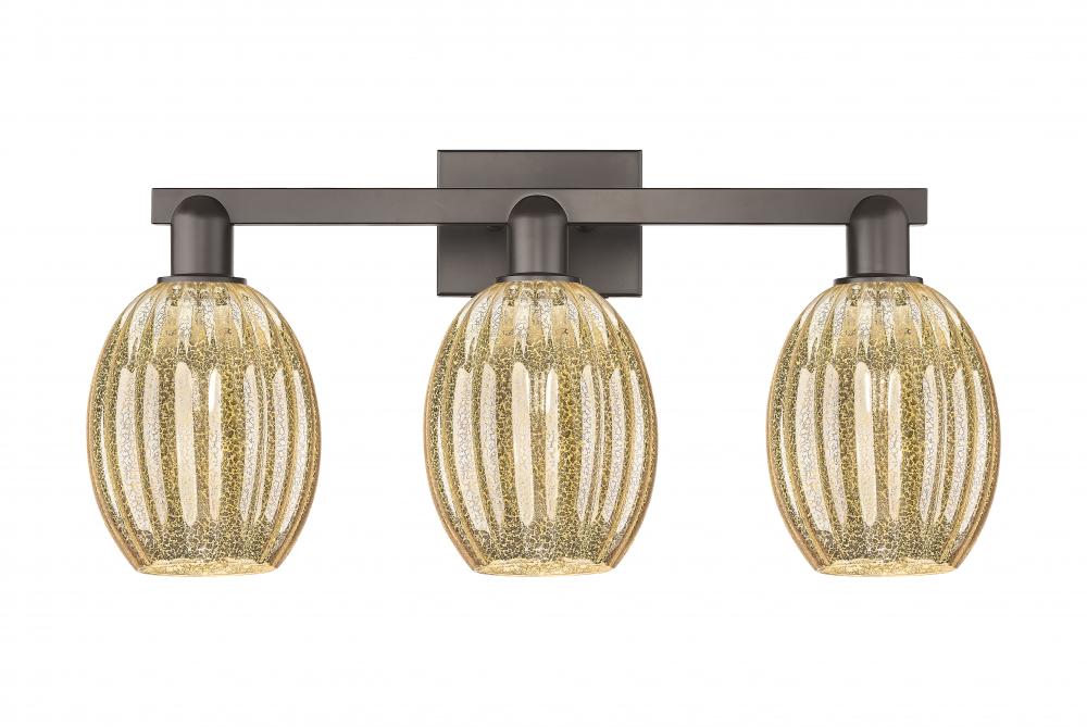 Preston Bulb - 3 Light - 26 inch - Oil Rubbed Bronze - Bath Vanity Light